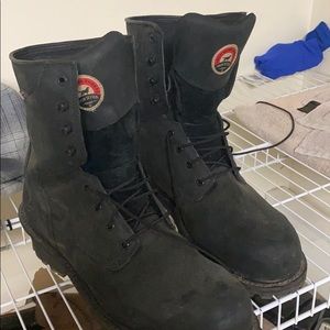 Size 13 redwing work boots worn once